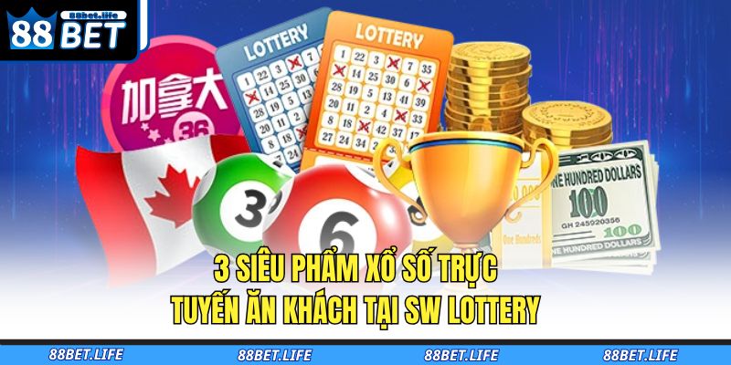 SW Lottery 88BET – Sảnh Xổ Số Trực Tuyến Đỉnh Cao 2025 4 3 siêu phẩm xổ số trực tuyến ăn khách tại SW Lottery