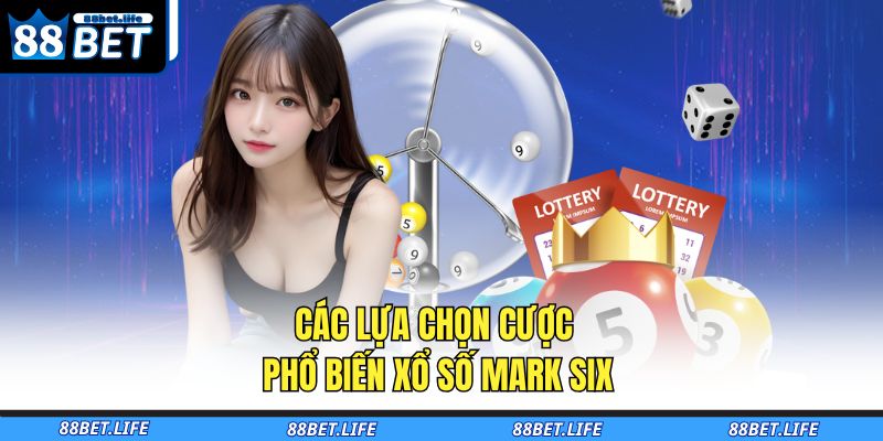 Xổ Số Mark Six Tại 88BET - Cơ Hội Trúng Thưởng Lớn 3 Các lựa chọn cược phổ biến xổ số Mark Six